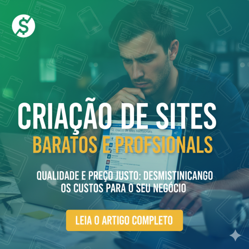 criação de sites profissionais baratos